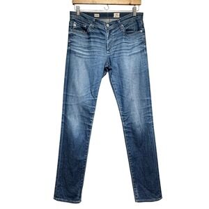 AG Adriano Goldschmied Premiere Skinny Straight Jeans Women 30x34 Long Denim‎